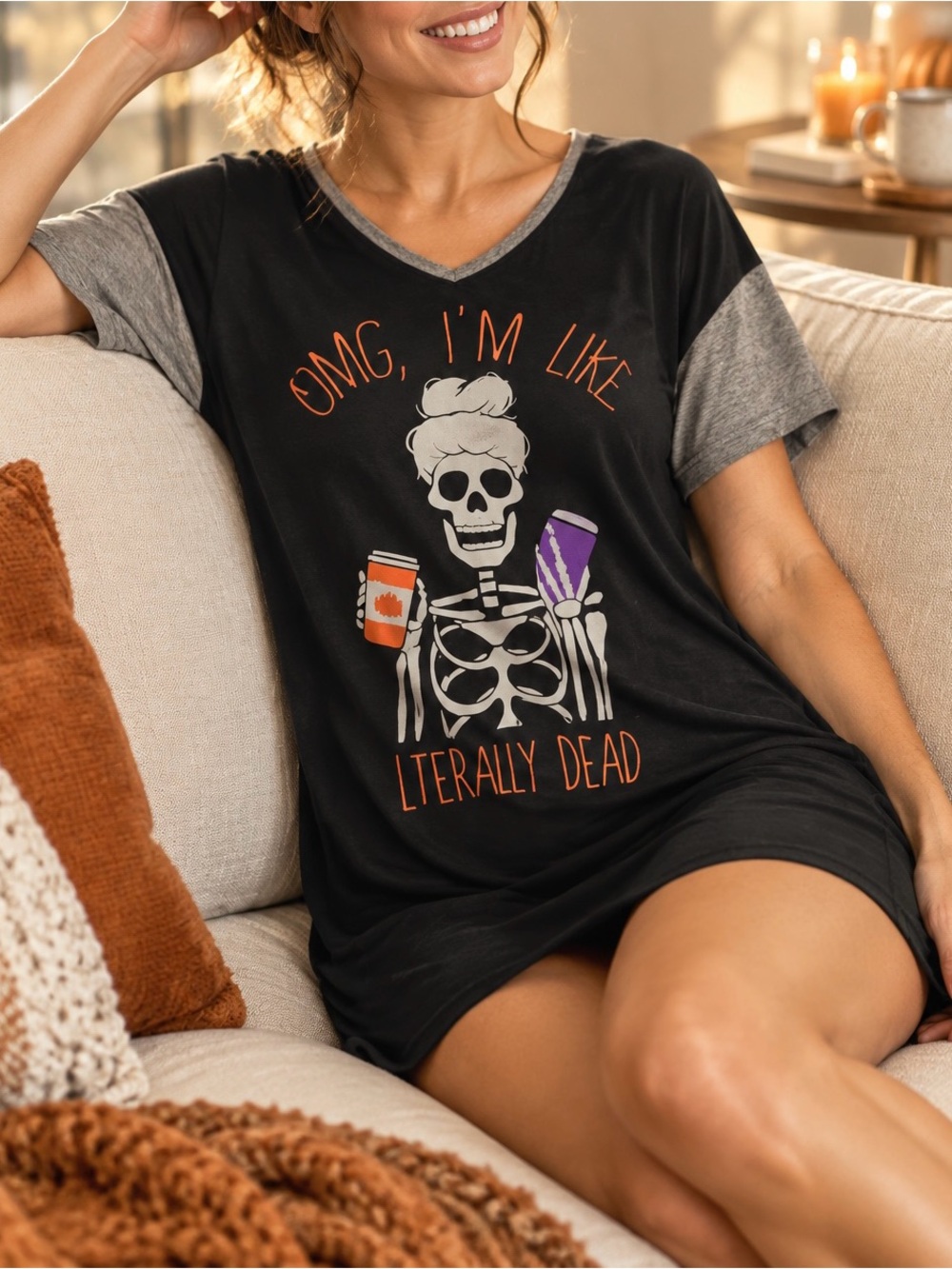 NWT - Women’s Halloween Sleep-Shirt.